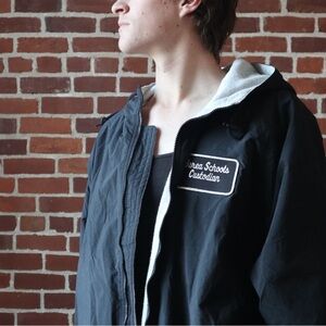 L - Vintage Berea Schools Custodian Coat - winter-proof